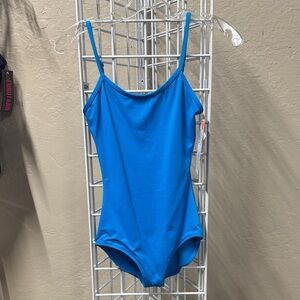 Eurotard - turquoise camisole leotard with adjustable straps